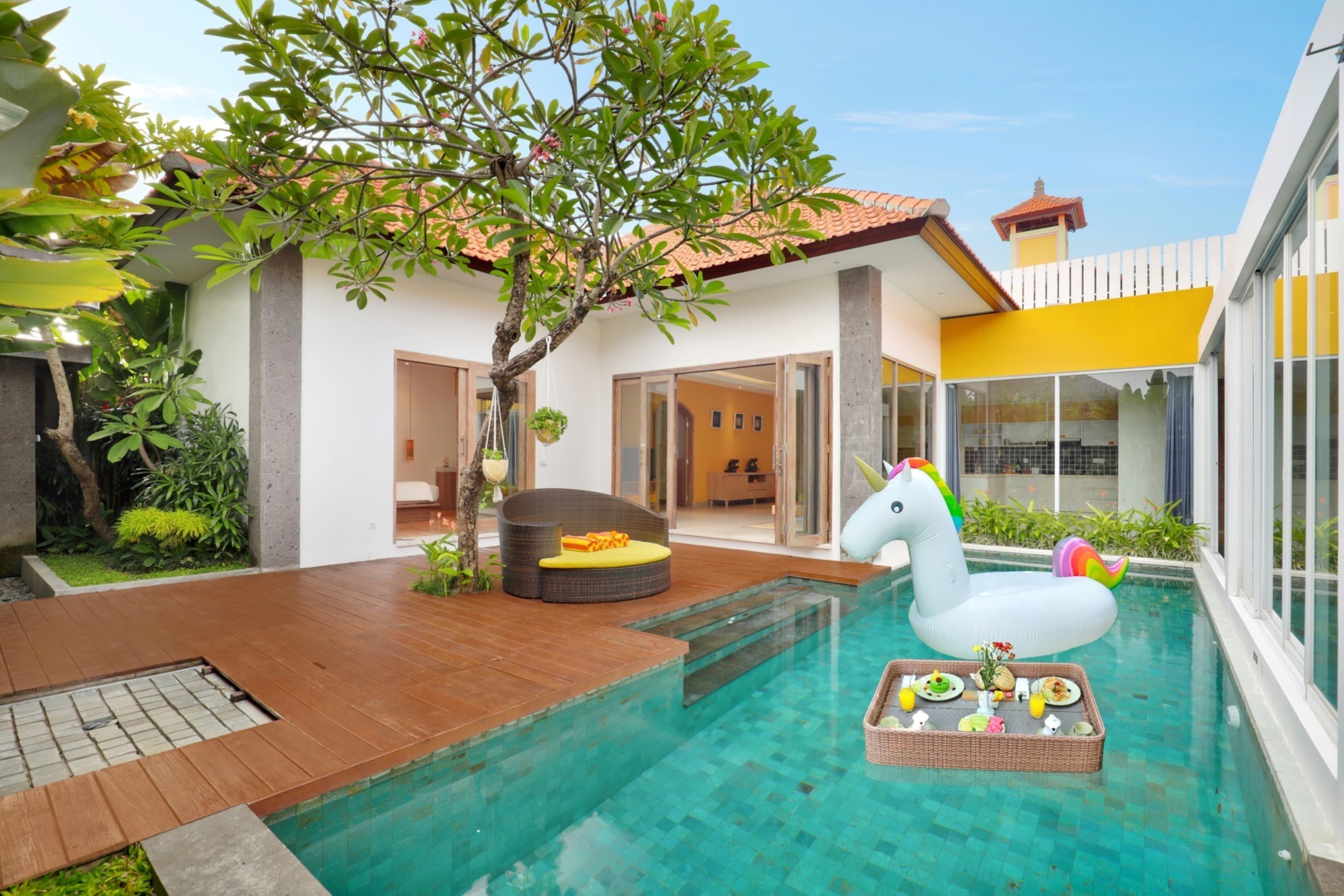 La Mira Villa Seminyak Royal 3 Bedroom Waterslide Villa with Private Pool and Bathtub by INI VIE HOSPITALITY